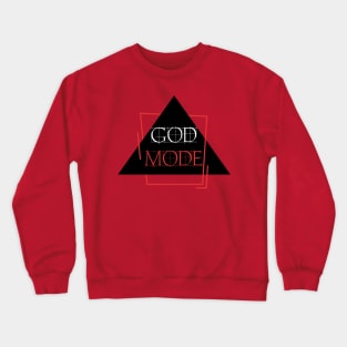 GOD MODE RECTANGLE Crewneck Sweatshirt